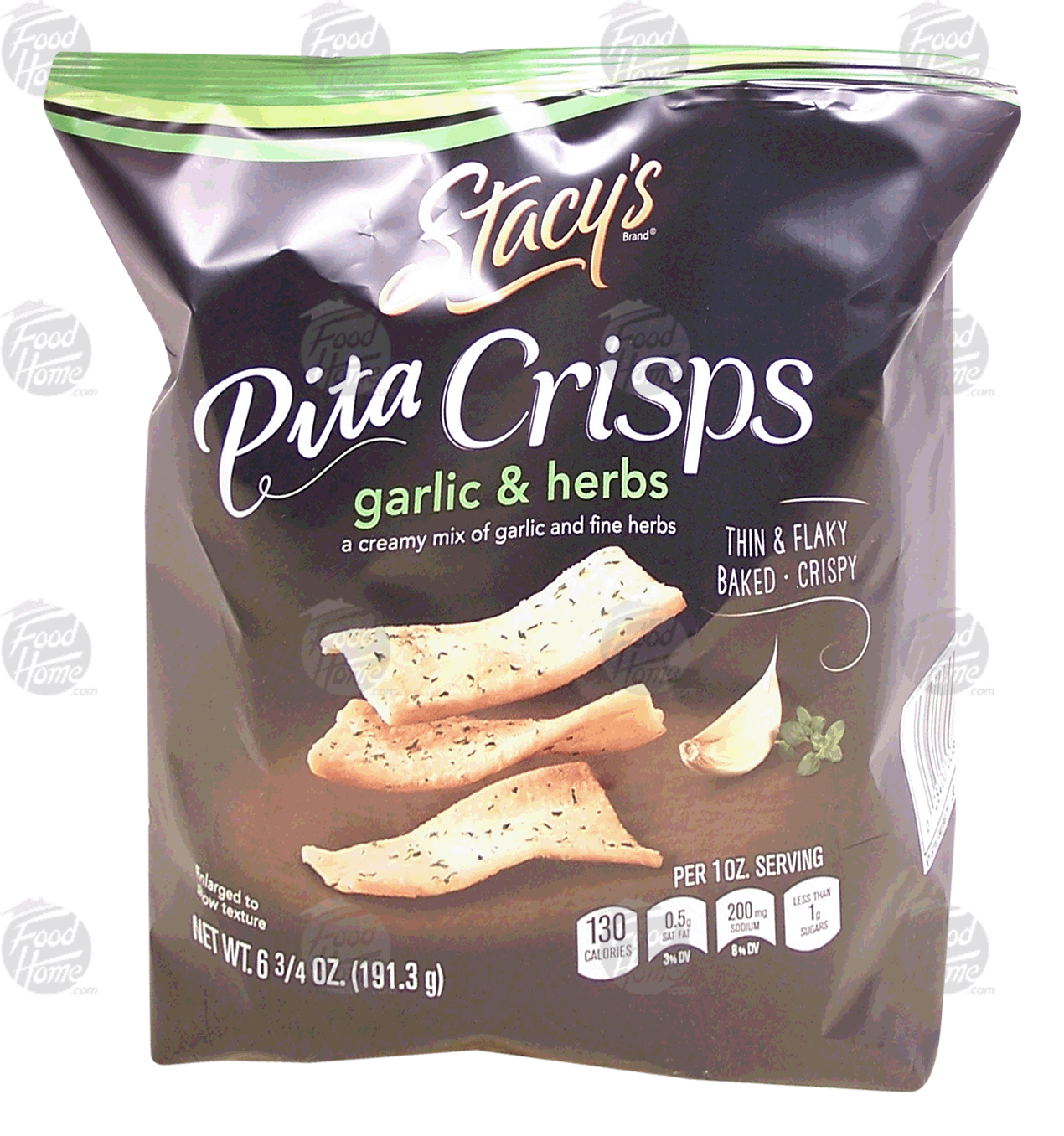 Stacy's Pita Crisps garlic & herbs baked snack Full-Size Picture